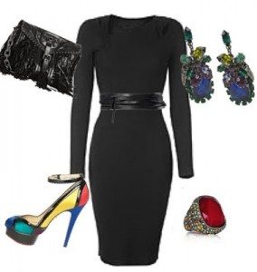 What Shoes and Jewelry to Pair With Black Cocktail Dress