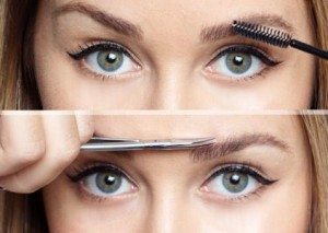 How to trim eye brows